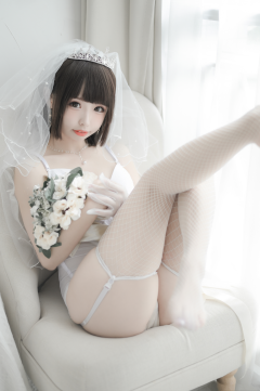花嫁 束腰吊带白丝网袜 [42P-1.49GB]
