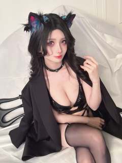 万圣节小恶魔猫耳 [30P13V-736MB]