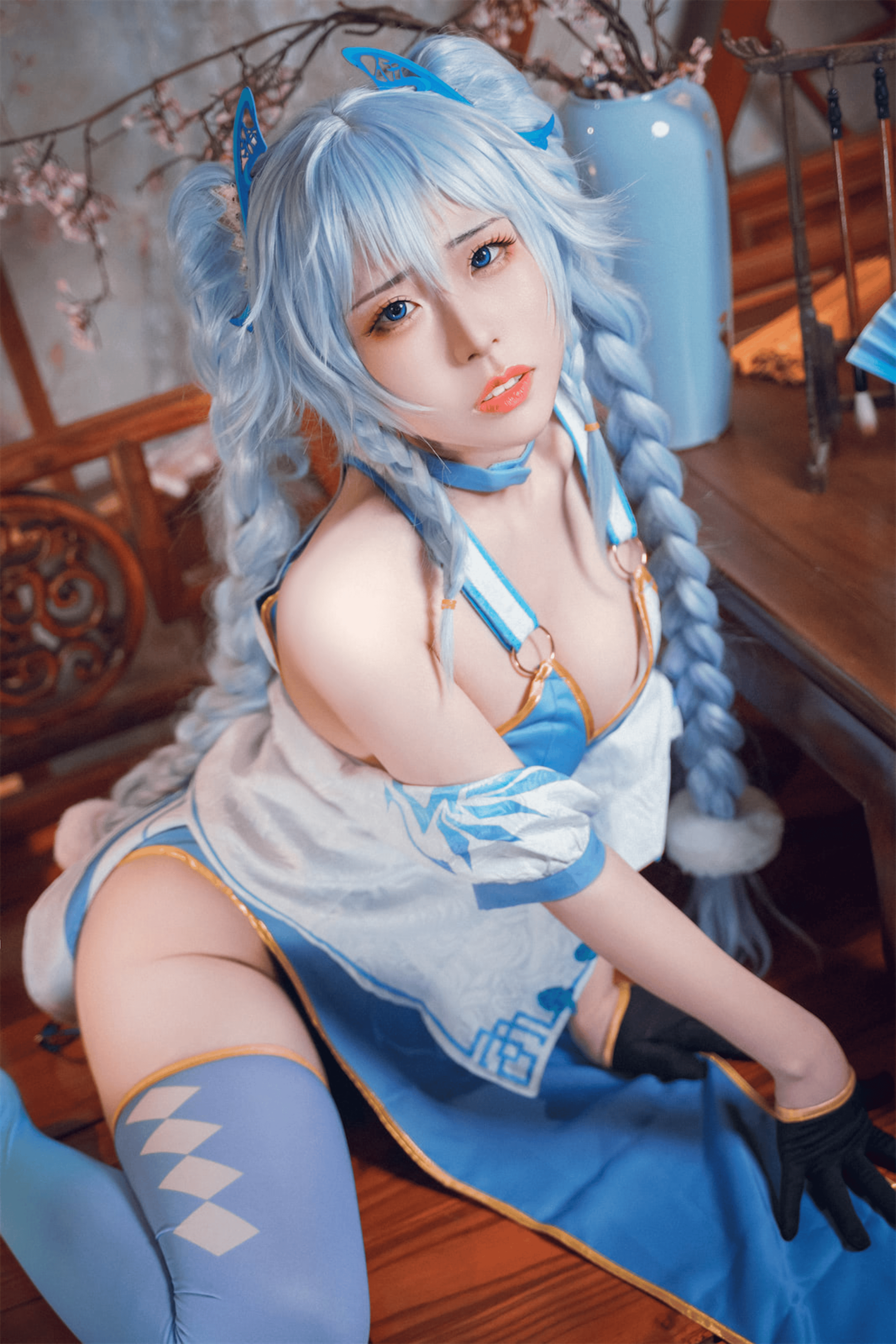 虎森森(嗷呜虎虎)-少女前线 翠雀媚 [40P-675MB]