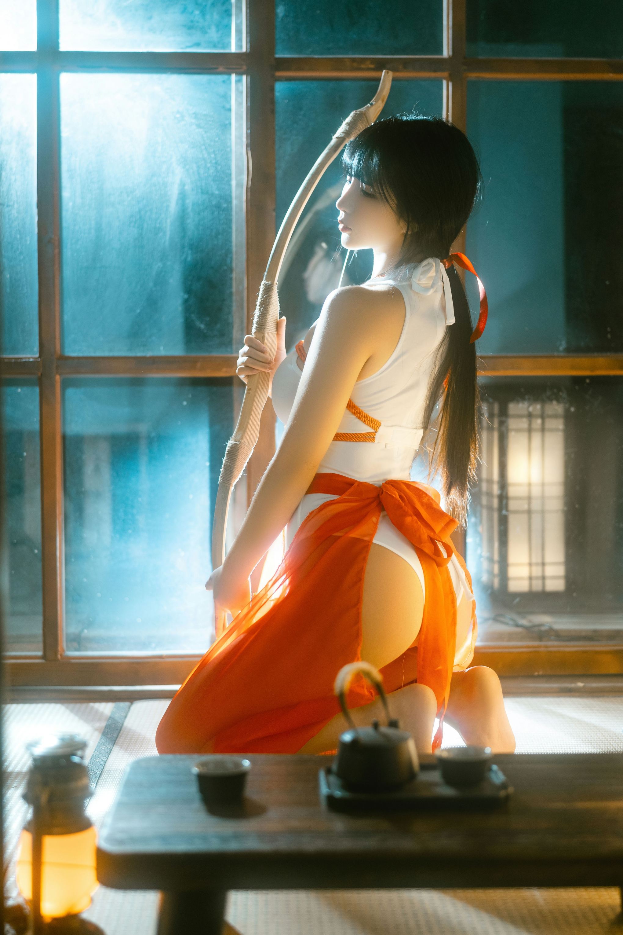 宁宁子同学(桜井宁宁)-2024年 三月月刊 绳艺巫女