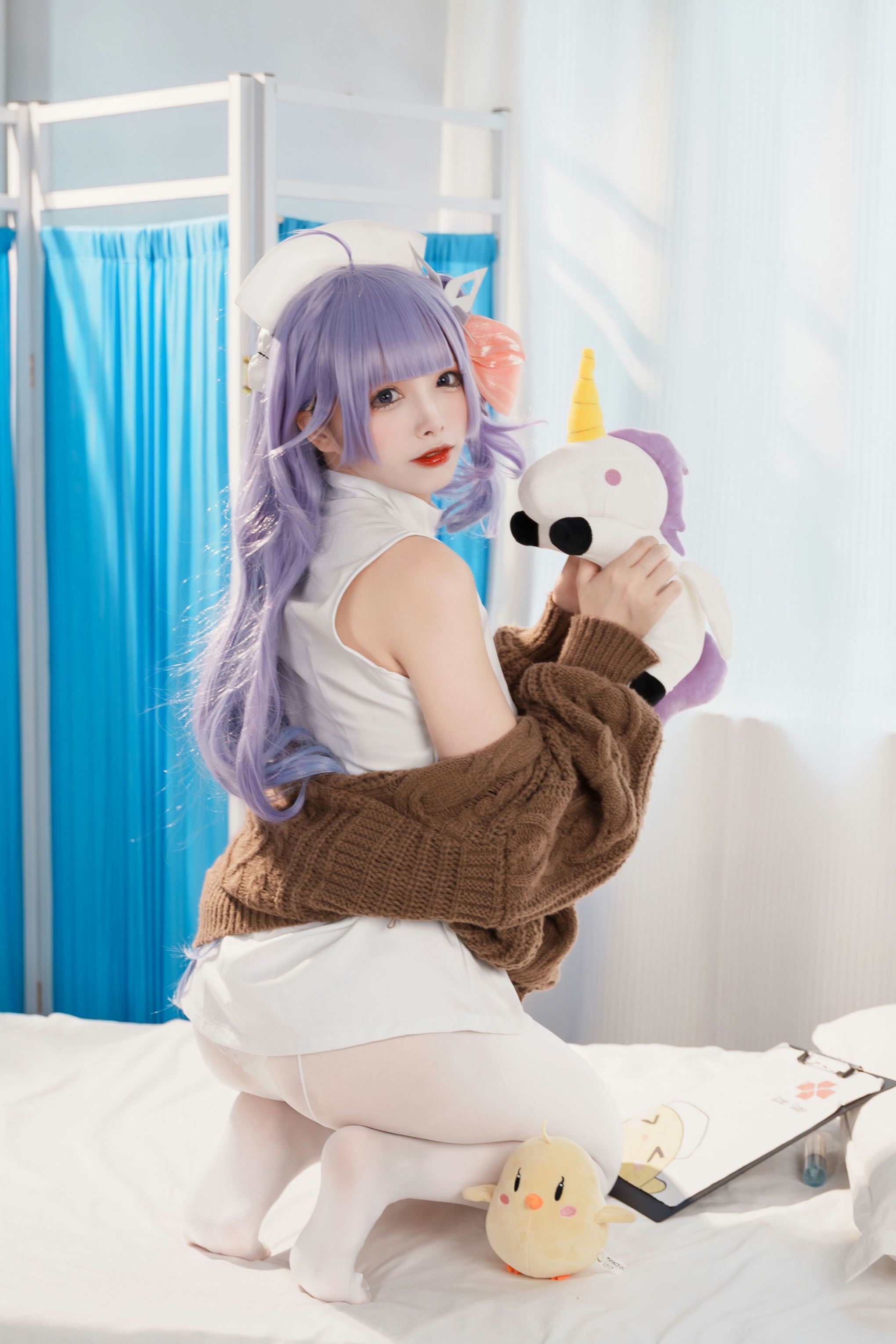 兔子兔子兔w-白丝独角兽 [26P-202MB]