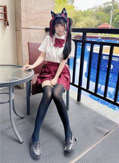温泉双马尾JK [22P1V-713MB]