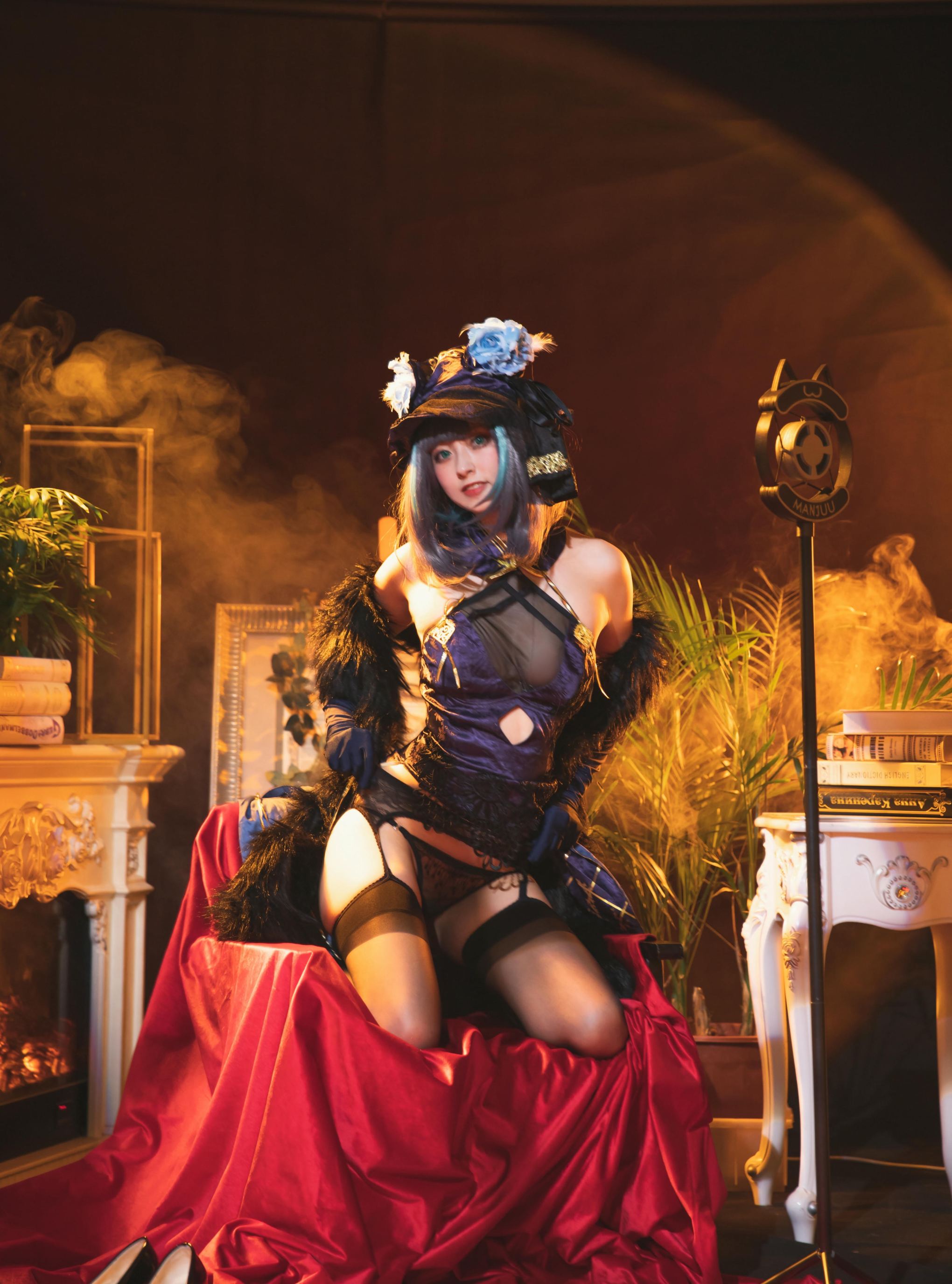 冬马路纱(Luisa_零纱)-碧蓝航线 柴郡旗袍 [53P-640MB]