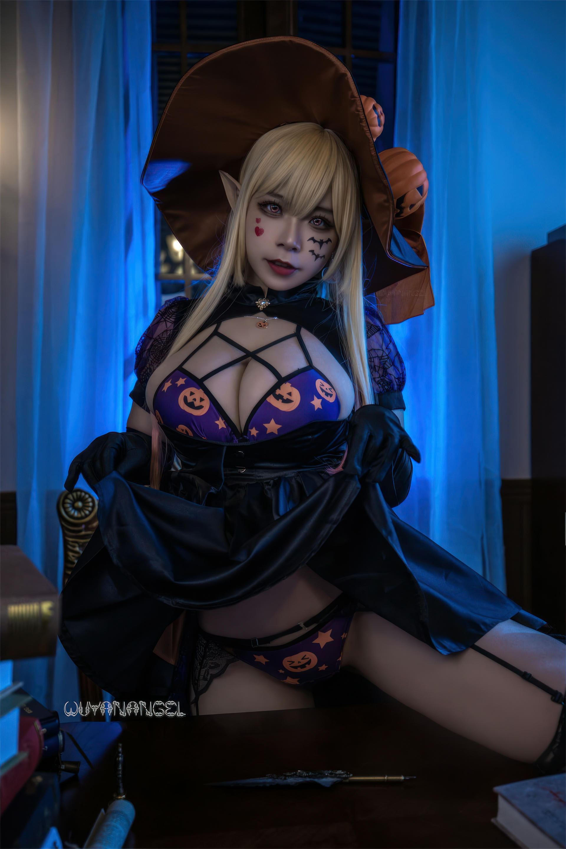 自闭颜球球(无颜小天使wy)-喜多川海梦 万圣节 [46P-414MB]