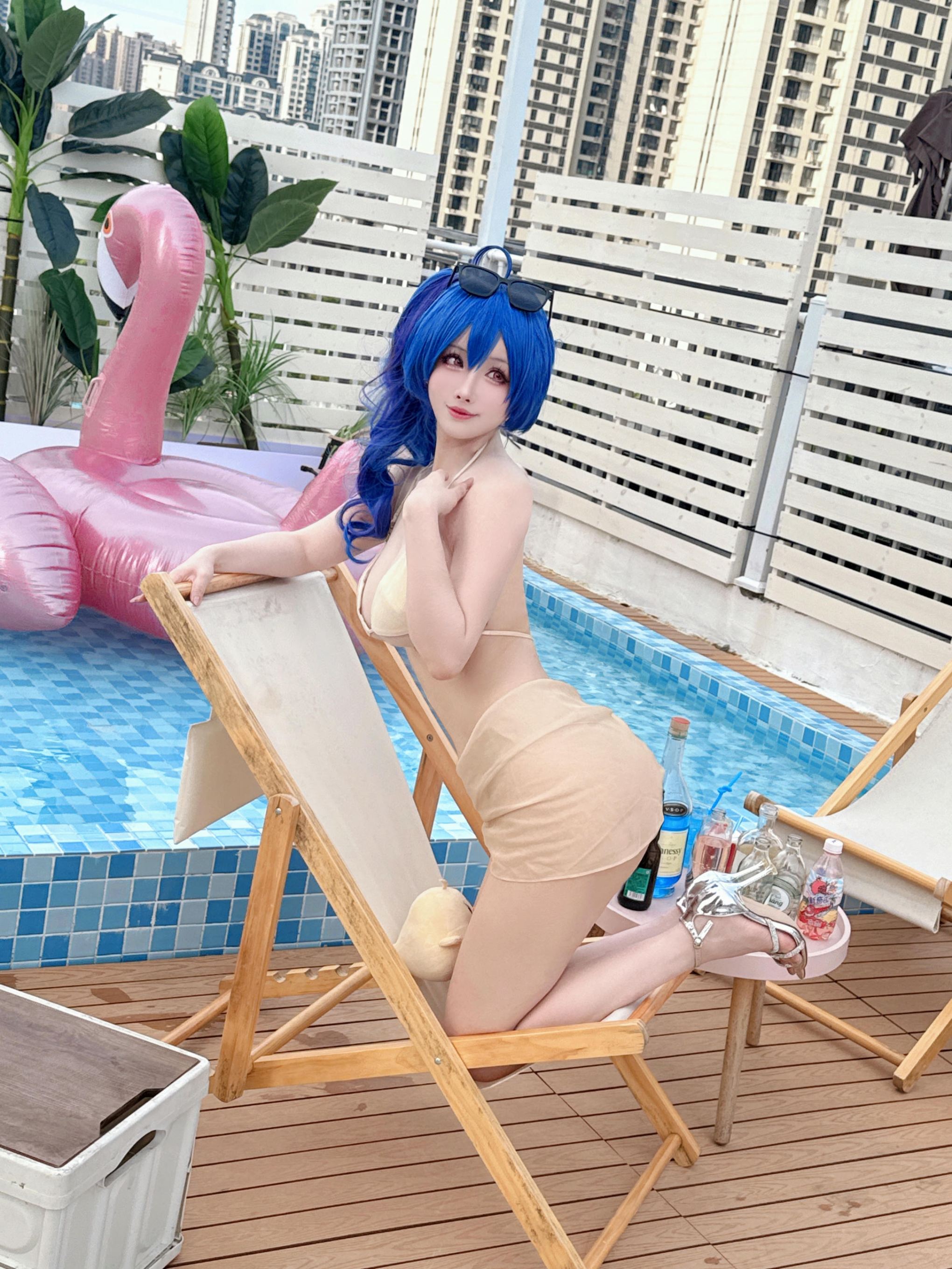 rioko凉凉子-圣路易斯 香槟色比基尼 [40P-309MB]