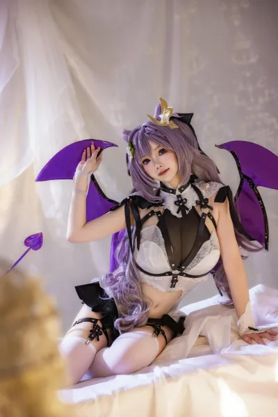 刻晴恶魔拘束睡衣