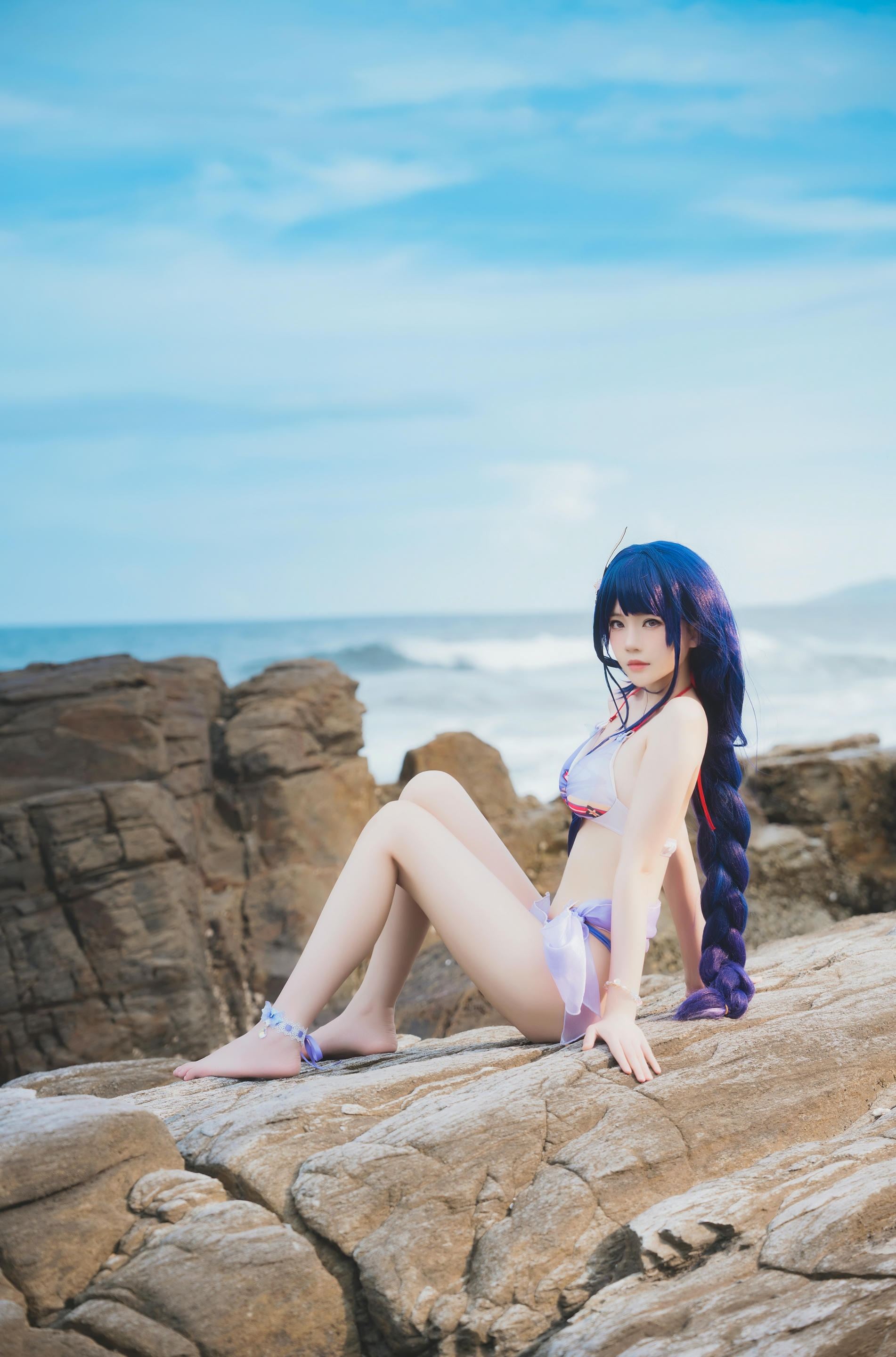 桜桃喵-雷电将军【泳装】 [28P-219MB]