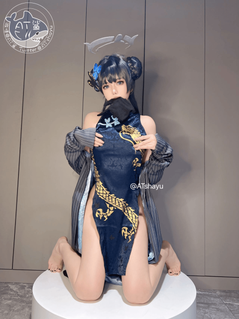 AT鲨-蔚蓝档案 妃咲旗袍 [30P-40MB]
