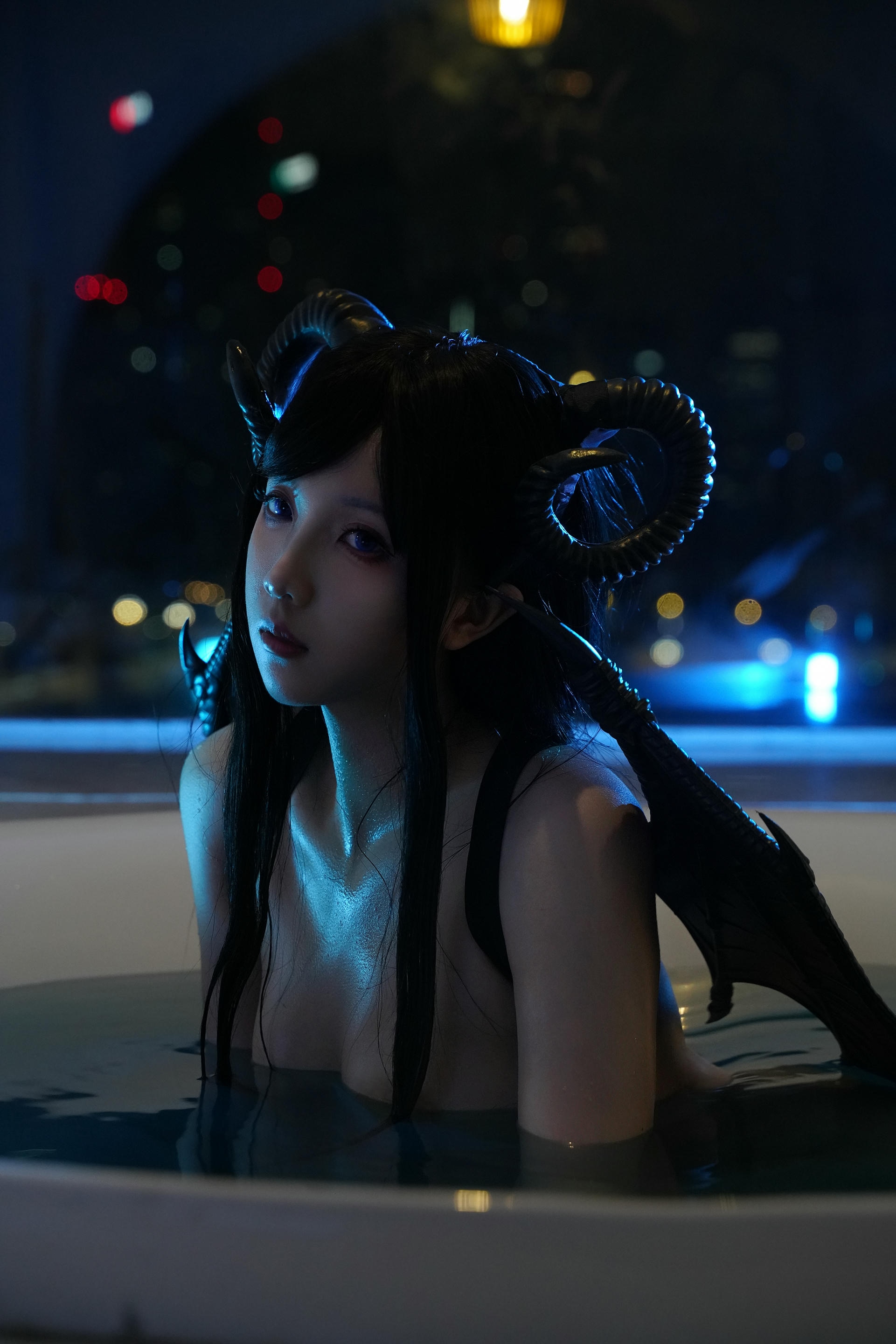 【小和甜酒】浴缸三套合集（恶魔 虎鲸 小狗） [80P-916MB]
