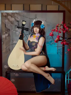 碧蓝航线 比睿旗袍