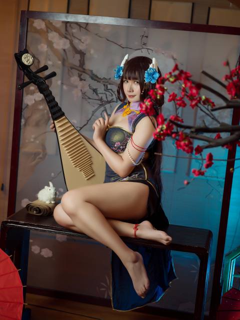 麻花酱-碧蓝航线 比睿旗袍 [31P-279MB]
