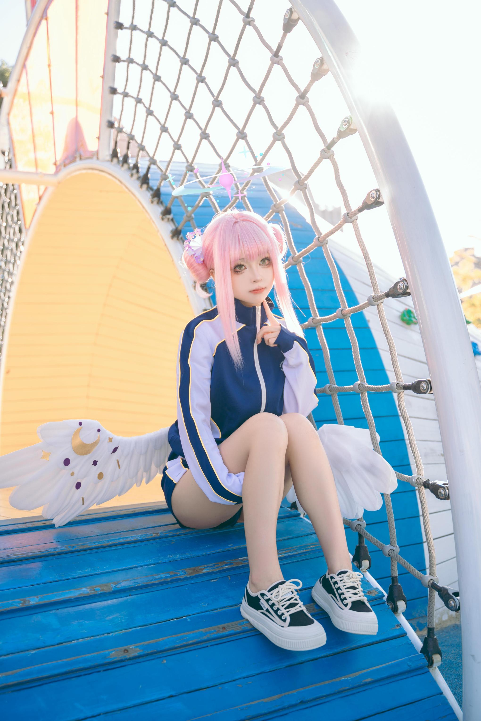 矢量鱼-蔚蓝档案 圣园未花体操服 [41P-253MB]