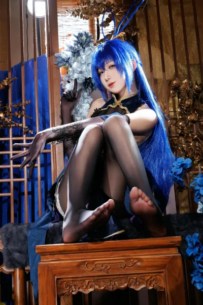 碧蓝航线 花园旗袍