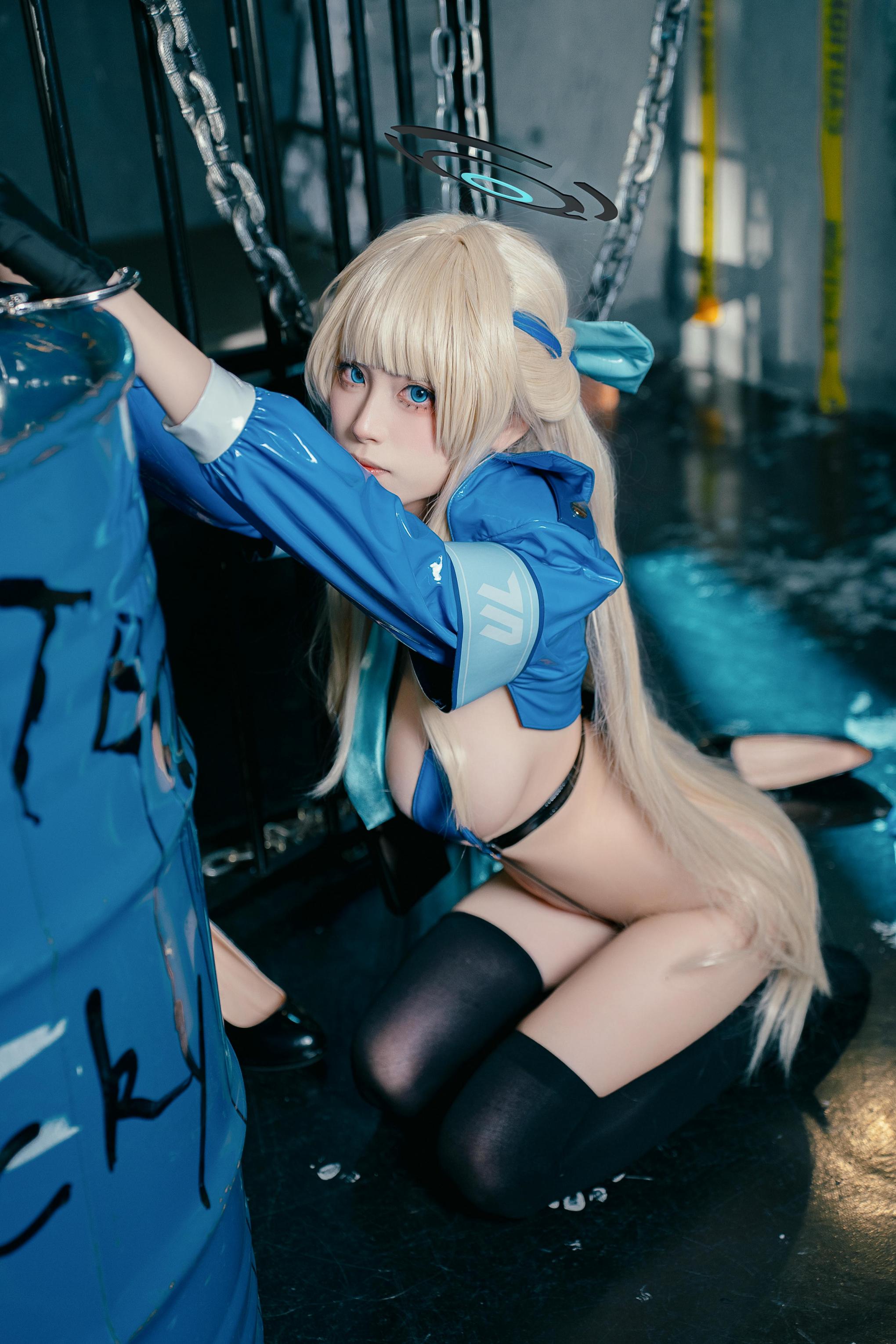 三無人型-蔚蓝档案 飞鸟马时同人女警 [41P-327MB]