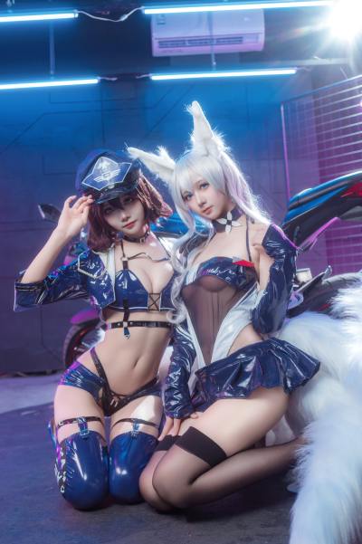 喜欢爱理吗 碧蓝航线 巴尔的摩&信浓 赛车女郎(&艾西Aiwest) [47P-481MB] Cosplay写真第 43 张