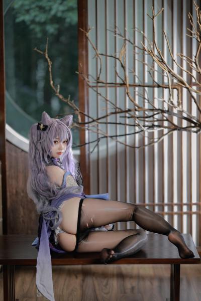 雪琪SAMA Vol.48 刻晴·绝对领域的破痕 Cosplay写真第 49 张