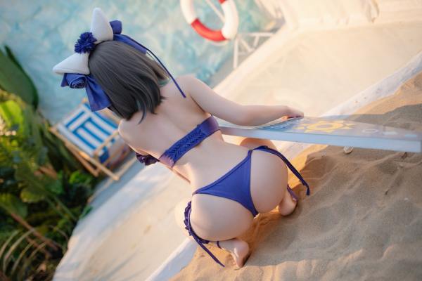 Bangni邦尼 泳装柴郡 [86P-832MB] Cosplay写真第 36 张