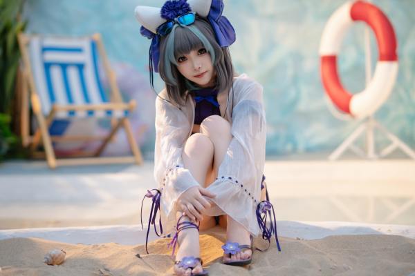 Bangni邦尼 泳装柴郡 [86P-832MB] Cosplay写真第 11 张
