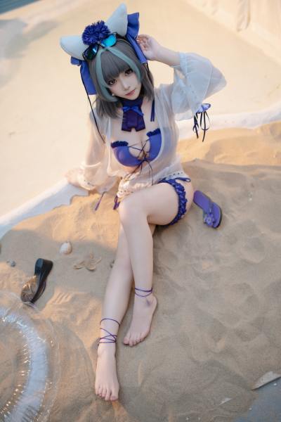 Bangni邦尼 泳装柴郡 [86P-832MB] Cosplay写真第 27 张