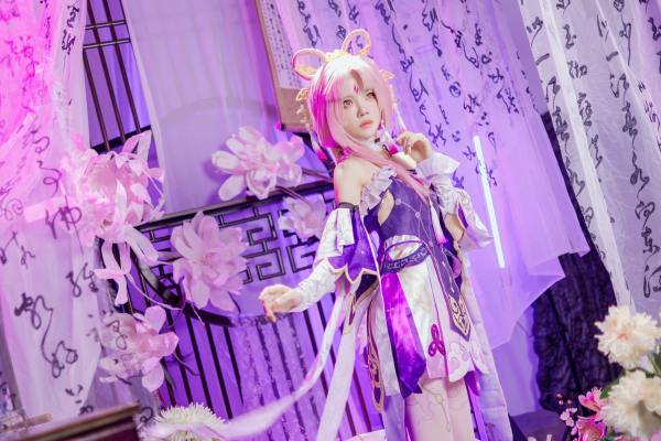 桜桃喵 崩坏：星穹铁道 符玄 [27P2V-1.95GB] Cosplay写真第 14 张