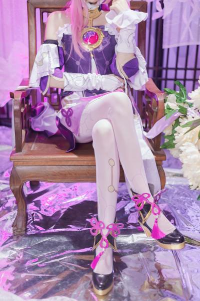 桜桃喵 崩坏：星穹铁道 符玄 [27P2V-1.95GB] Cosplay写真第 4 张