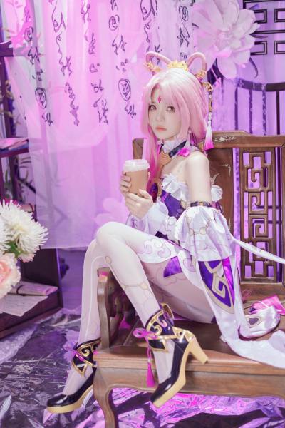 桜桃喵 崩坏：星穹铁道 符玄 [27P2V-1.95GB] Cosplay写真第 6 张