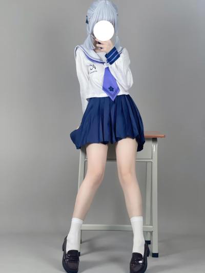 幼爱Youmeko 原神 神里绫华 [47P-213MB] Cosplay写真第 28 张