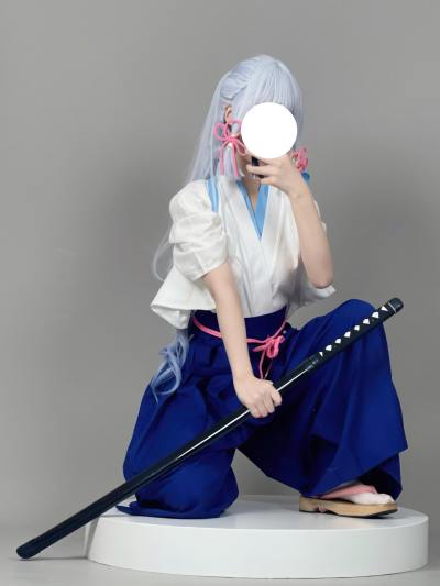 幼爱Youmeko 原神 神里绫华 [47P-213MB] Cosplay写真第 11 张