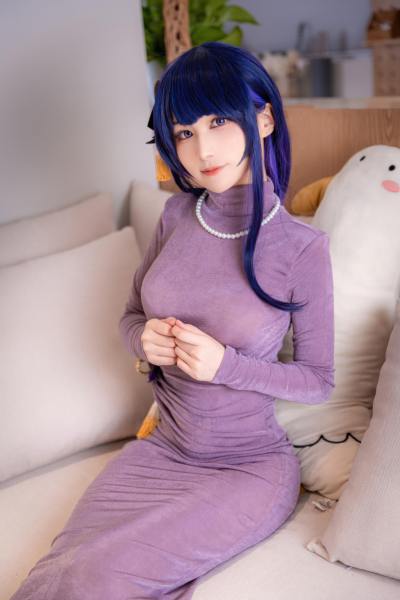 幼爱Youmeko 原神 雷电将军 [20P-82MB] Cosplay写真第 6 张