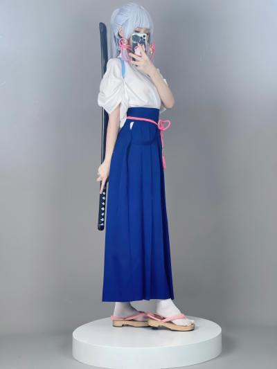 幼爱Youmeko 原神 神里绫华 [47P-213MB] Cosplay写真第 3 张