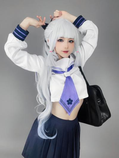 幼爱Youmeko 原神 神里绫华 [47P-213MB] Cosplay写真第 33 张