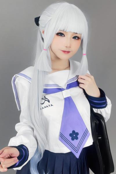 幼爱Youmeko 原神 神里绫华 [47P-213MB] Cosplay写真第 29 张