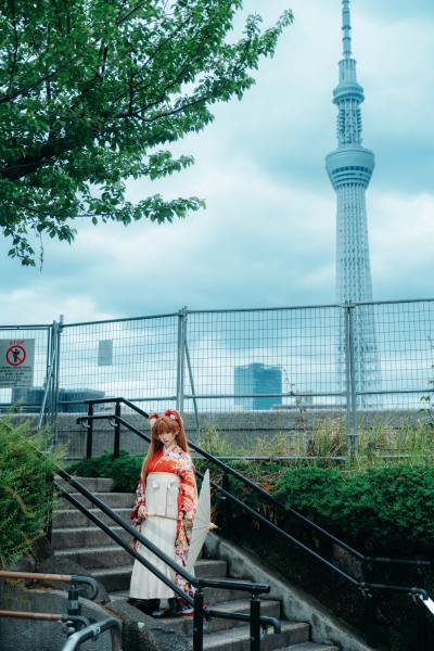 蠢沫沫 EVA 明日香 和服 Cosplay写真第 8 张