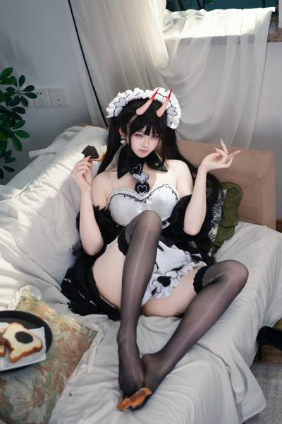 前野太太 碧蓝航线 能代 女仆 [39P-202MB] Cosplay写真第 14 张