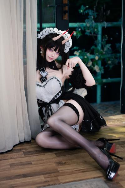 前野太太 碧蓝航线 能代 女仆 [39P-202MB] Cosplay写真第 17 张