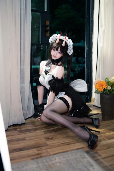 前野太太 碧蓝航线 能代 女仆 [39P-202MB] Cosplay写真第 18 张