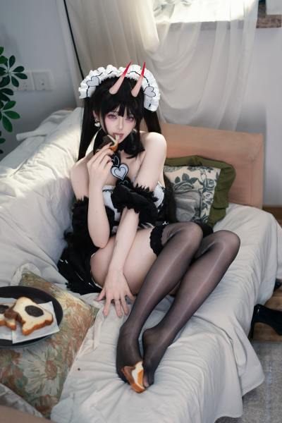 前野太太 碧蓝航线 能代 女仆 [39P-202MB] Cosplay写真第 15 张