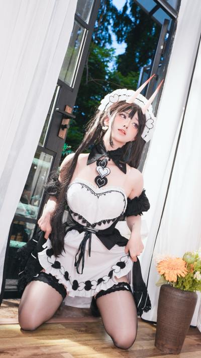 前野太太 碧蓝航线 能代 女仆 [39P-202MB] Cosplay写真第 35 张
