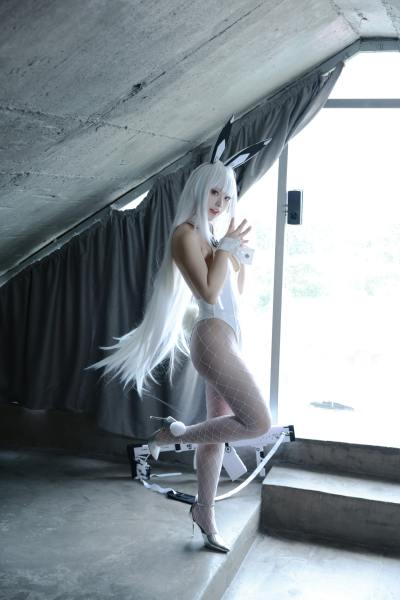 G44不会受伤 胜利女神NIKKE 布兰儿 兔女郎 [51P-857MB] Cosplay写真第 31 张