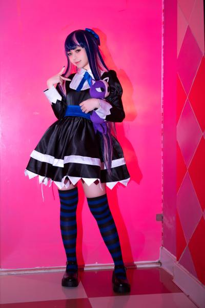 G44不会受伤 吊带袜天使 Stocking [20P-228MB] Cosplay写真第 18 张