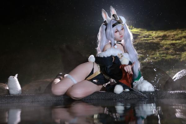 G44不会受伤 碧蓝航线 拉菲浴衣 [45P-735MB] Cosplay写真第 21 张