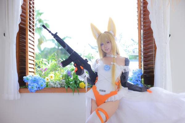G44不会受伤 少女前线 G41 婚纱 [44P-654MB] Cosplay写真第 13 张