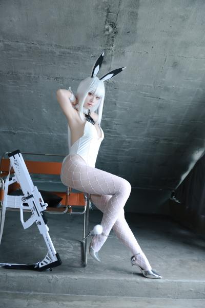 G44不会受伤 胜利女神NIKKE 布兰儿 兔女郎 [51P-857MB] Cosplay写真第 33 张
