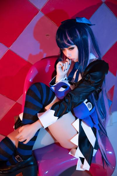 G44不会受伤 吊带袜天使 Stocking [20P-228MB] Cosplay写真第 4 张