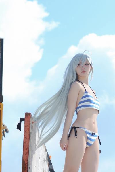 G44不会受伤 幽鬼泳装 [32P-396MB] Cosplay写真第 7 张