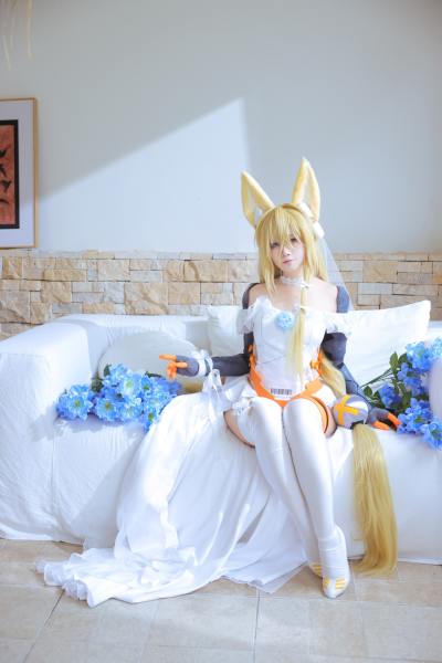 G44不会受伤 少女前线 G41 婚纱 [44P-654MB] Cosplay写真第 3 张