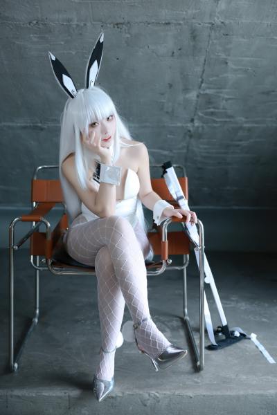 G44不会受伤 胜利女神NIKKE 布兰儿 兔女郎 [51P-857MB] Cosplay写真第 35 张