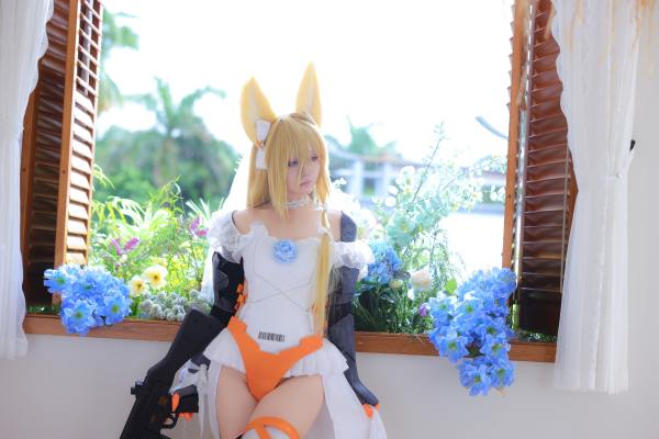 G44不会受伤 少女前线 G41 婚纱 [44P-654MB] Cosplay写真第 16 张