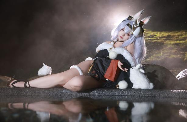 G44不会受伤 碧蓝航线 拉菲浴衣 [45P-735MB] Cosplay写真第 22 张