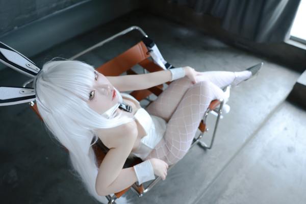 G44不会受伤 胜利女神NIKKE 布兰儿 兔女郎 [51P-857MB] Cosplay写真第 39 张